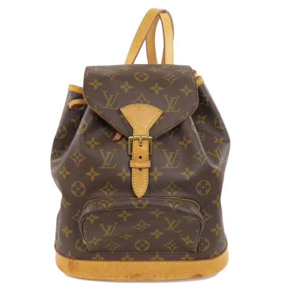 LOUIS VUITTON Montsouris Midi Backpack Monogram Canvas M51136 - Picture 1 of 11